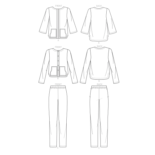 Simplicity Sewing pattern S9228 MISSES` SPORTSWEAR, SS9228H5 