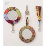 Luggage Bags, key Ring and Tassel, Sizes: OS (ONE SIZE), Simplicity Pattern #8710 