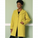 Выкройка: Misses` Drop-Shoulder, Shawl Collar Coat with In-Seam Pockets, Butterick B6423 