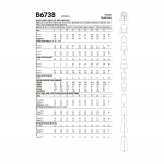 Выкройка: Misses` Jacket, Dress, Top, Skirt & Pants, Butterick B6738 
