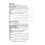 Naiste eeslehviga topp, Simplicity Pattern #S9143 