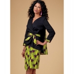 Выкройка: Misses` Jacket, Top, Skirt, Pants and Sash, Butterick B6638 