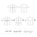 Simplicity Sewing Pattern S9461 Children`s Coat 