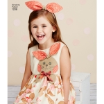 Child`s Dresses, Purses and Headband, Sizes: A (3-4-5-6-7-8), Simplicity Pattern #1208 