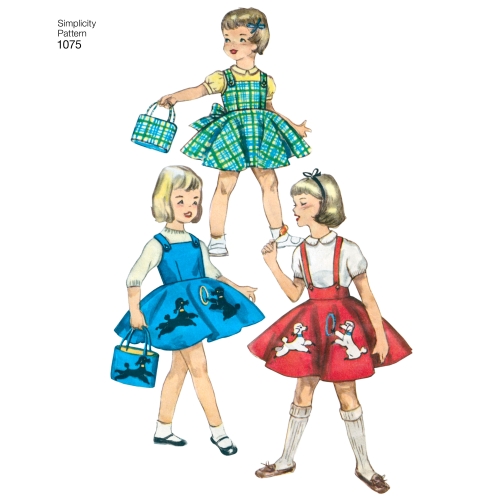 Child`s Jumper, Skirt and Bag, Sizes: A (3-4-5-6-7-8), #1075 