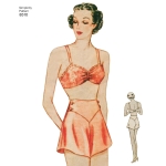 Miss Vintage Brassiere & Panties, Simplicity Pattern #8510 