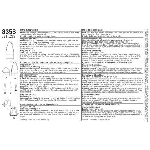 Festivalikotid neljas suuruses:, Simplicity Pattern #8356 