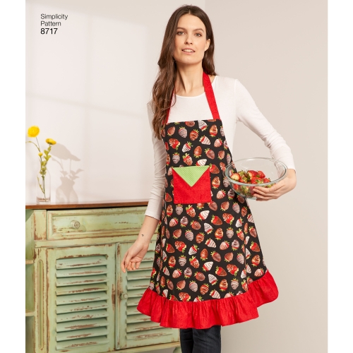 Köögi aksessuaarid ja põll, Simplicity Pattern #8717 