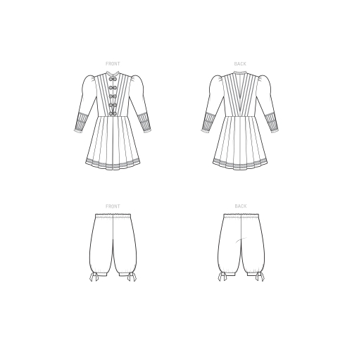 Meeste ajaloolised kostüümid, Simplicity Pattern #S9095 