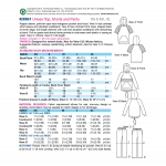 Unisex Top, Shorts and Pants, Kwik Sew K3981 