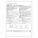 Naiste seelik ja kloššpüksid, Butterick B6179 