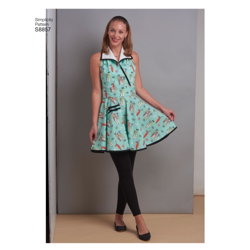 Naiste põlled, suurused: A (S-M-L), Simplicity Pattern #S8857 