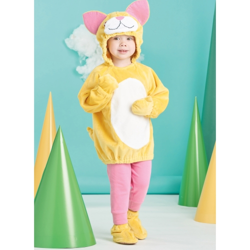 Simplicity Sewing Pattern S9624 TODDLERS` ANIMAL COSTUMES, SS9624A 