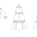 Simplicity lõikekomplekt S9816 MISSES` BLOUSE AND SKIRTS, SS9816A 