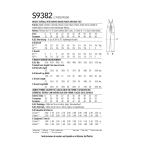 Швейные выкройки Simplicity S9382 Misses` Overall with Shaped Raised Waist and Back Ties 