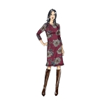 Ompelukaava: Misses` Knit Dress, Tops, Skirt and Pants, Butterick, B6859 