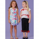 Выкройка: Girl`s Dress, Top and Capris, Kwik Sew K0260 