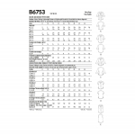 Выкройка: Misses`, sizes: Misses` Petite Button-Down Shirts, Butterick B6753 