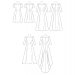 Выкройка: Misses` Dress, Butterick B6639 
