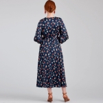Naiste kleit lehviga ees kolmes pikkuses, Simplicity Pattern #S9041 