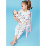 Выкройка: Girls` Top, Dress, Pants and 45 cm (18`) Doll Clothes, Kwik Sew K0250 