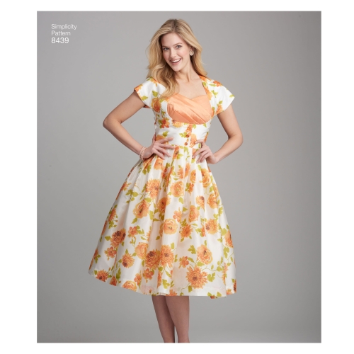 Kleit pihavariatsioonidega, Simplicity Pattern # 8439 