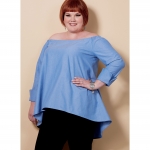 Выкройка: Misses` Off-the-Shoulder Top, Butterick B6519 
