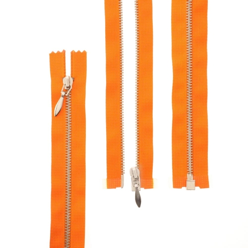 Alt avatavad 4 mm hammastikuga metall-tõmblukud pikkusega 50 cm 