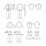 Simplicity Sewing Pattern 18` Doll Clothes, SS9567OS (One Size Only) 