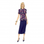 Ompelukaavat: Misses`, sizes: Women`s Blouse and Skirt, Butterick B6605 