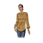 Выкройка: Misses` Top, A (XS-S-M-L-XL-XXL), Butterick, B6857A 