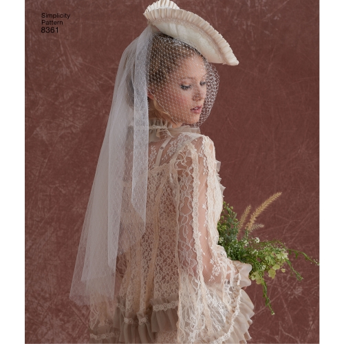 Hats in Three Sizes: S (52cm/21`), M (56cm/22`), L (58cm/23`), suurused: A (S-M-L), Simplicity Pattern #8361 