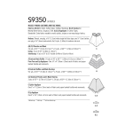 Швейные выкройки Simplicity S9350 Misses` Poncho Costumes and Face Masks 