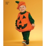 Toddler Costumes, Sizes: A (1/2,1,2,3,4), Simplicity Pattern #2788 