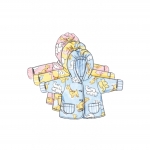 Выкройка: Beebide` Jacket, Overalls, Pants, Hat and Mittens, Butterick B5584 