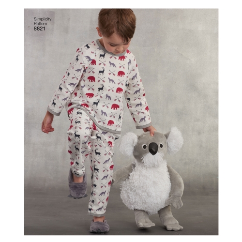 38 cm (15`) Loomad, topistäidetavad, Simplicity Pattern #8821 