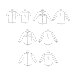 Выкройка: Unisex Button-Down Shirts, Butterick, B6841 
