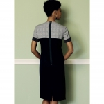 Выкройка: Misses`, sizes: Miss Petite Paneled Dresses with Yokes, Butterick B6410 