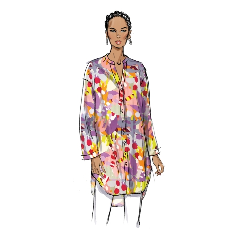 Lõikekomplekt BUTTERICK B6929 MISSES’ TOP AND TUNIC 