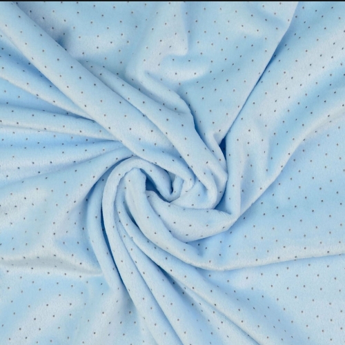 Reljeefse väikse täpimustriga, pehme, veniv fliis (Nicki fleece), 160cm, 132.304 