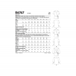 Выкройка: Misses` Tops, Butterick B6767 