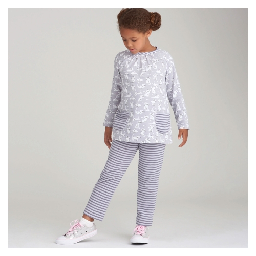 Laste topid jatrikoo retuusid, suurused: A (3-4-5-6-7-8), Simplicity Pattern #S9025 