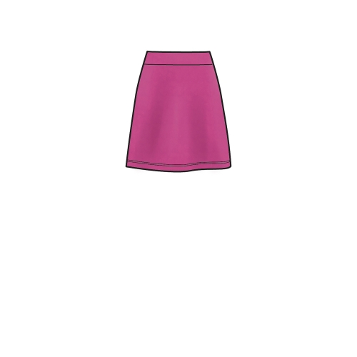 Naiste trikoo-topid, püksid ja seelik, Simplicity Pattern #S9017 