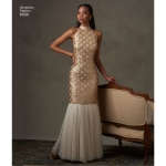Kleit ja seelik seljataguse variatsioonidega, Simplicity Pattern #8330 