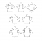 Naiste topp, Butterick B6560 