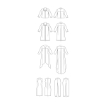 Выкройка: Misses` Jacket, Dress & Pants, Butterick, B6802 