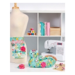 Simplicity Sewing Pattern Cat Organizer with Mouse Pincushion, Mouse Sewing Weights, Apron, Sewing Clip Wristlet S9506 