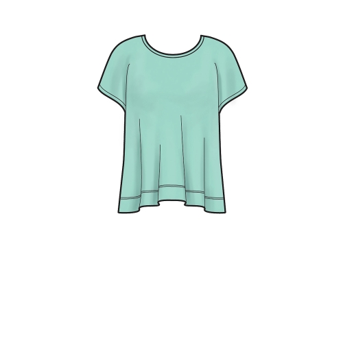 Naiste magamisriietus trikoo-topid, püksid, shortsid ja aksessuaarid, suurused: A (XXS-XS-S-M-L-XL-XXL), Simplicity Pattern #S9020 
