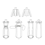 Выкройка: Misses` Jacket and Dress, Butterick B6169 