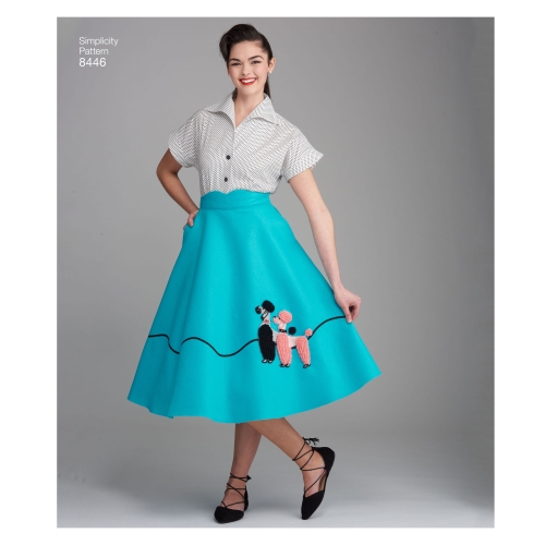 Naiste vintage seelik ja Cummerbund, Simplicity Pattern # 8446 